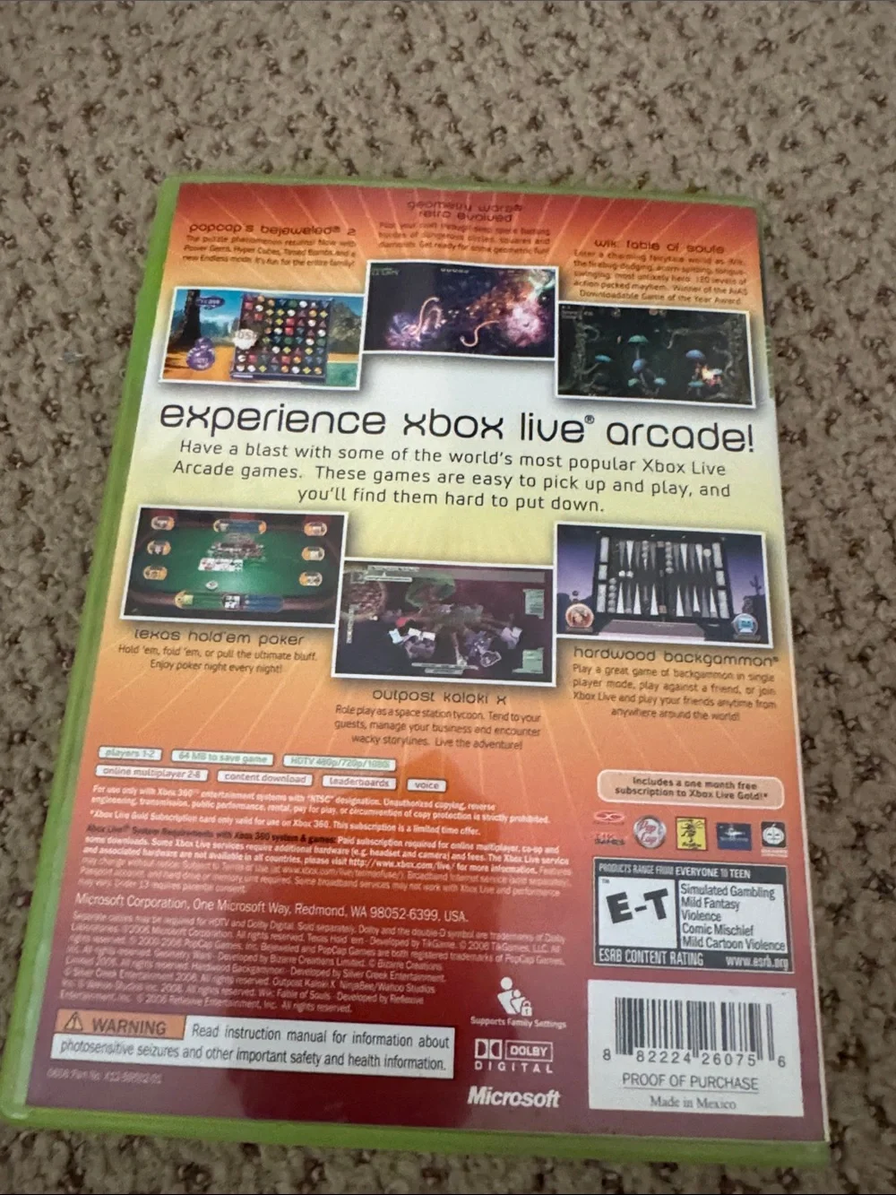 Microsoft Xbox 360 SSX & Arcade Unplugged — Green Cases